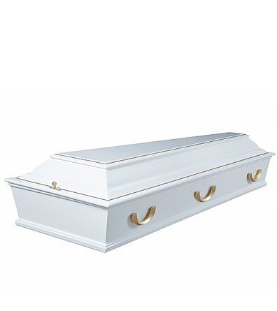 Гроб "Классика белый" (колода)