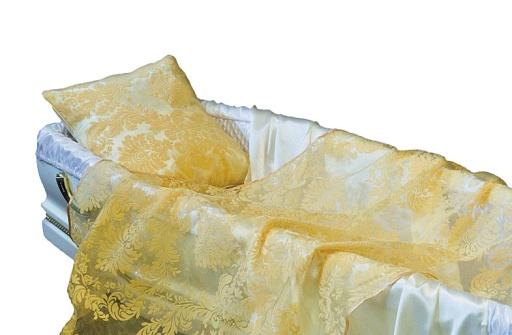 Комплект в гроб Николь (покрывало, наволочка)