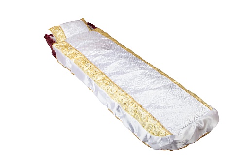 Комплект в гроб "Собор" (покрывало, наволочка)