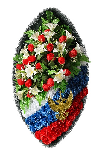 Ритуальный Венок "Триколор"